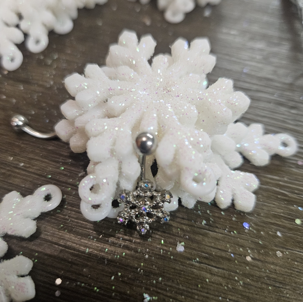 Christmas Bellybutton Rings Set of Four - Picture 6 of 7
